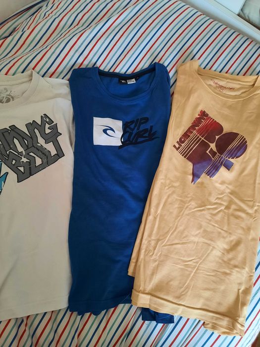 Conjunto de 3 Sweats lightining Bolt e rip curl