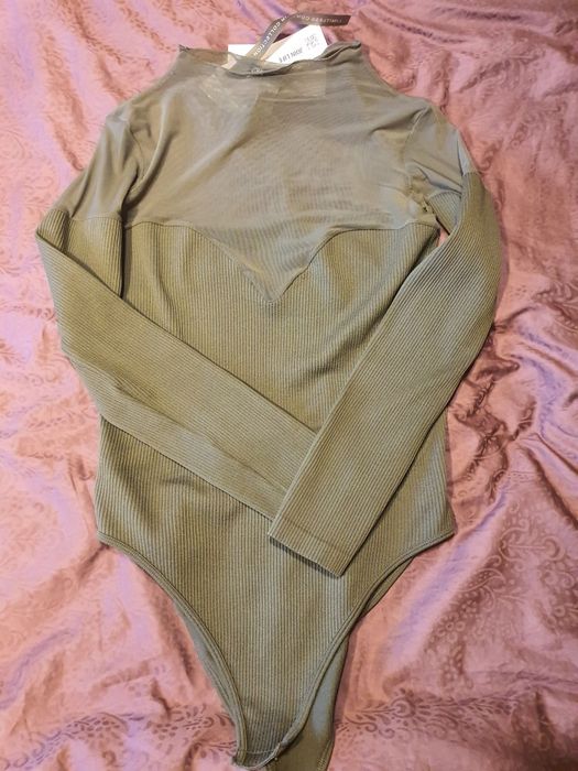 Body zielone Zara khaki rozm. M-L