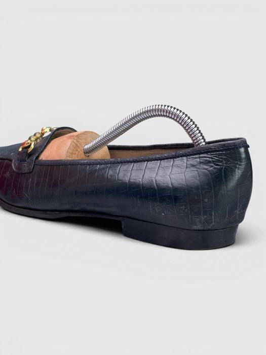 Mokasyny Bally Leather Loafers Czarny Rozmiar 41