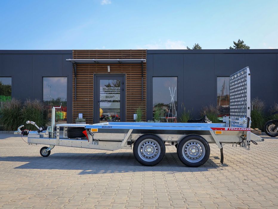 Nowa przyczepa do przewozu minikoparki Temared BUILDER 3 2615/2 S 2,7T