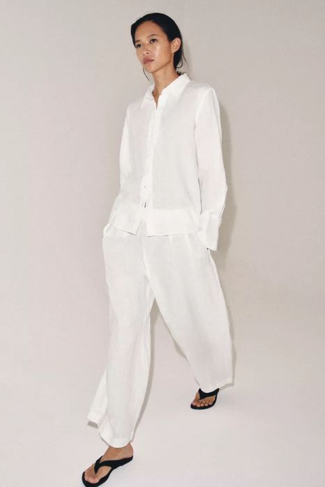 Лляні штани zara