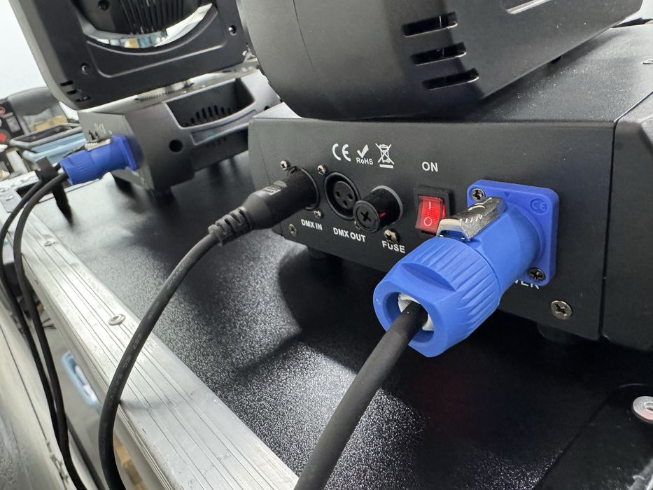 Glowa ruchoma beam spot hybryda 150w led podwojna pryzma jak nowe