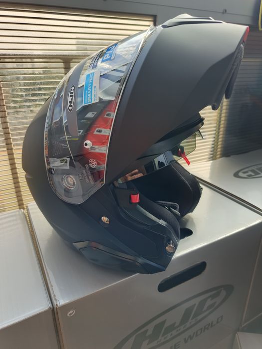 Kask motocyklowy HJC i91 Semi Flat Black.