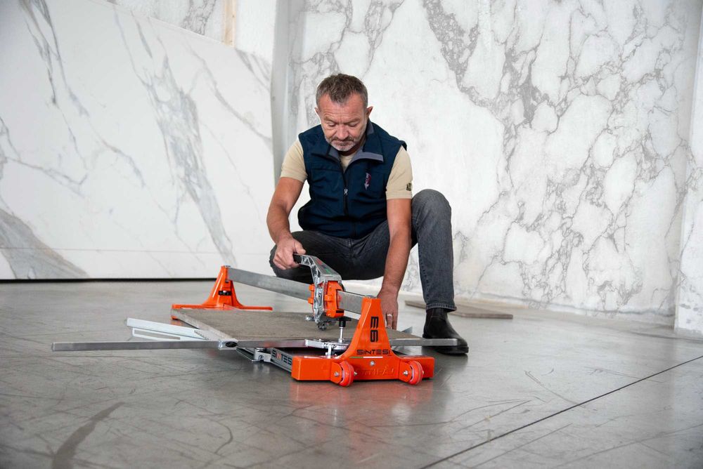 Przecinarka ręczna do dużych płyt glazury BATTIPAV SINTESI 163 cm