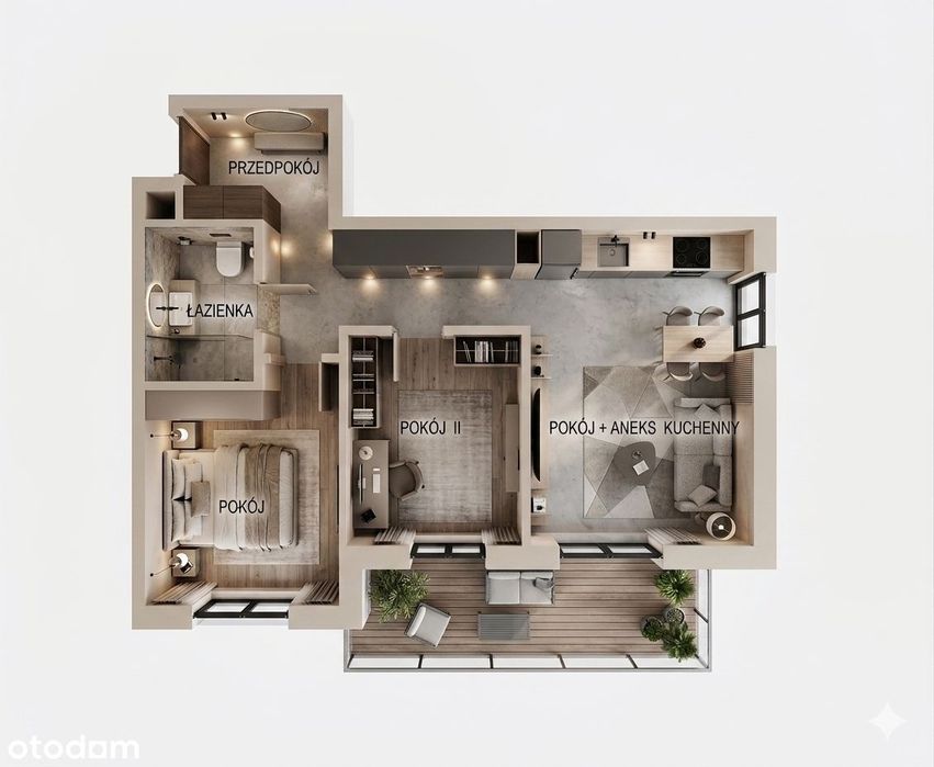 Apartment in Sosnowiec, Pogoń - Więcej