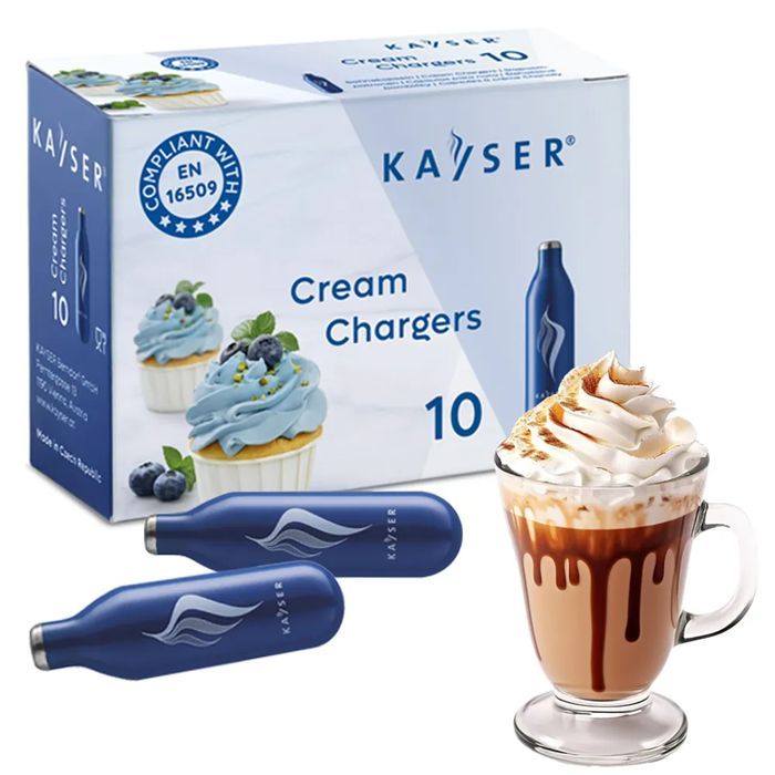 Naboje N2O do syfonu do bitej śmietany 7,5g Kayser 10 szt K2222