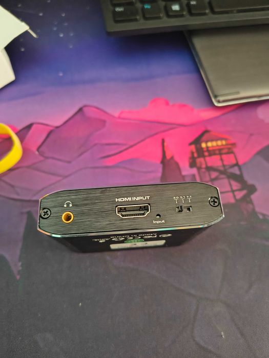 Ekstraktor HDMI do HDMI+audio ARC Adapter Konwerter  działa z PS5
