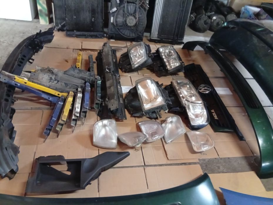 VW T4 Lift Zderzak Maska Lampy Grill Blenda Chłodnica
