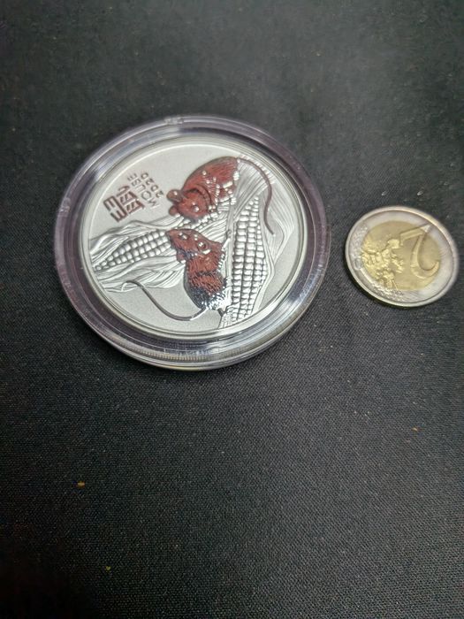 Moeda 2 dollars 2020 2 onças