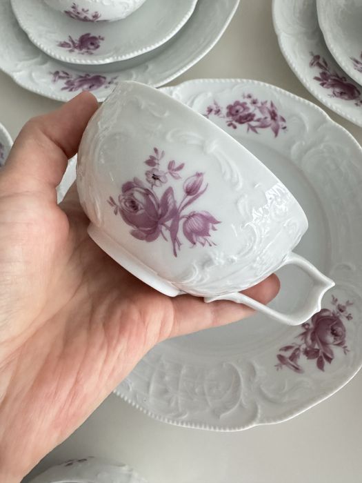 Serwis do herbaty Rosenthal Sanssouci Biały