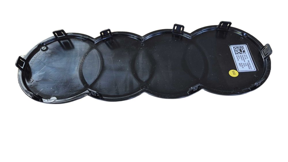 Emblemat Znaczek Logo AUDI Atrapy GRILLA Q8 E-Tron CZARNY OE 4KE ASO