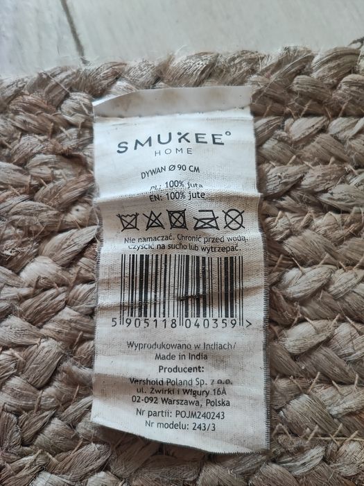 Dywan jutowy Boho