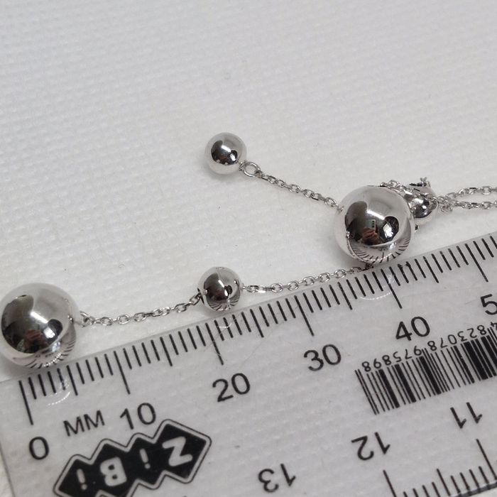 Кольє-краватка з регулюванням з білого золота. Нове. Танго.