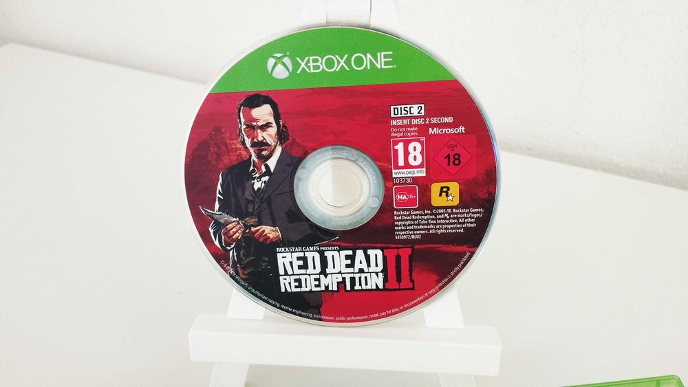 XBOX ONE S/X - Red Dead Redemption 2 - APENAS - Disco 2 + Mapa