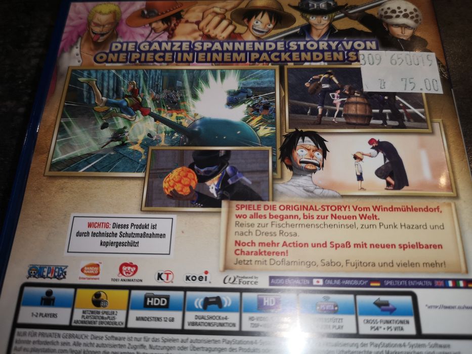 One Piece Pirate Warriors 3 PS4 gra (możliwość wymiany) kioskzgrami