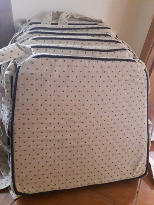 6 Almofadas para cadeiras