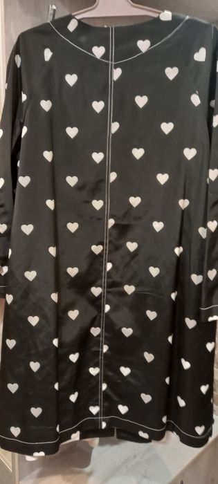 Плащ сердечко чорний