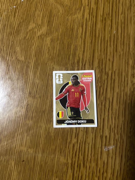 Carta do JÉRÉMY DOKU extra dourada