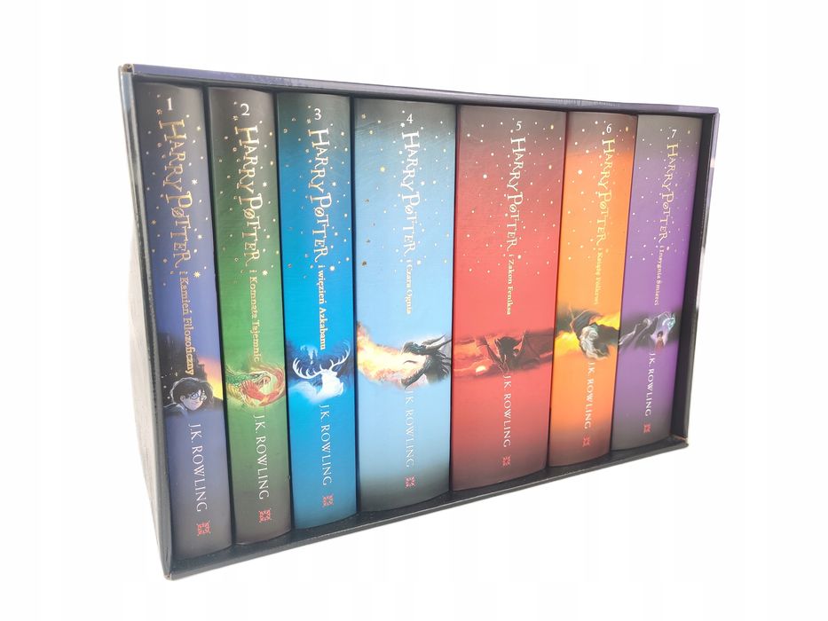 Książki Harry Potter Zestaw 1-7 Kolekcja Seria Twarda Oprawa Rowling