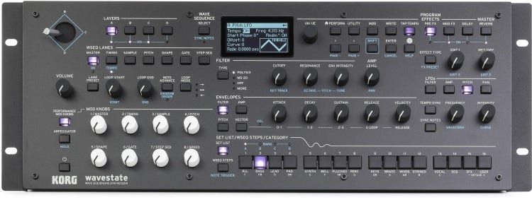 Korg Wavestate mk2  rack + expansões de sons
