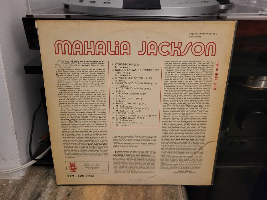 Mahalia Jackson - Mahalia Jackson stan NM