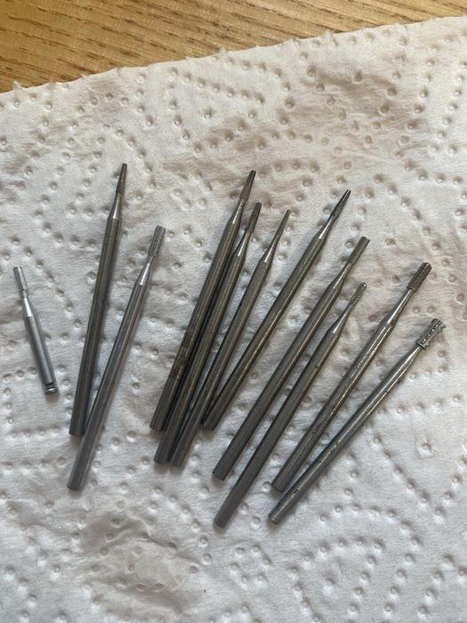 Ювелірні бори, фрези, натфель, напильник