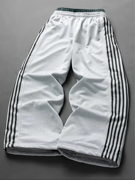 ‼️БЕЗ ПРЕДОПЛАТИ‼️Штани sk8 , y2k ,з полосками ,білі ,baggy , jeans