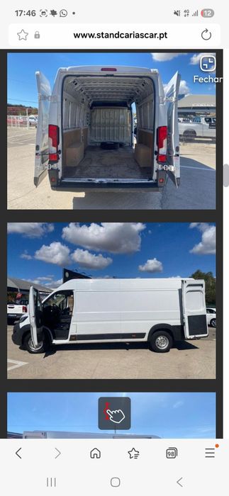 Aluguer de Carrinha Fiat Ducato Maxi – Ideal para Mudanças e Cargas | Ampla, Fiável e Pronta a Circular