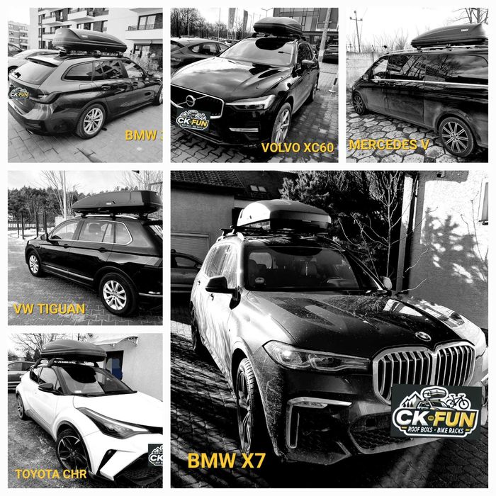 bagażnik dachowy, box dachowy, uchwyt rowerowy, wypożyczalnia