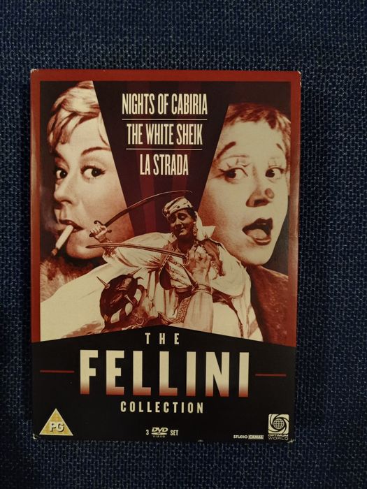 Coleção de Federico Fellini em DVD - 3 filmes (portes grátis)