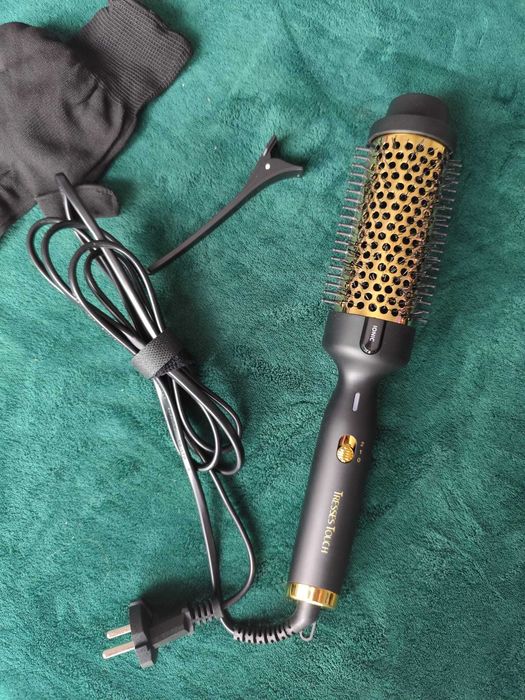 Złota Szczotka Termiczna 45mm – Objętość i Gładkość w Minutę!