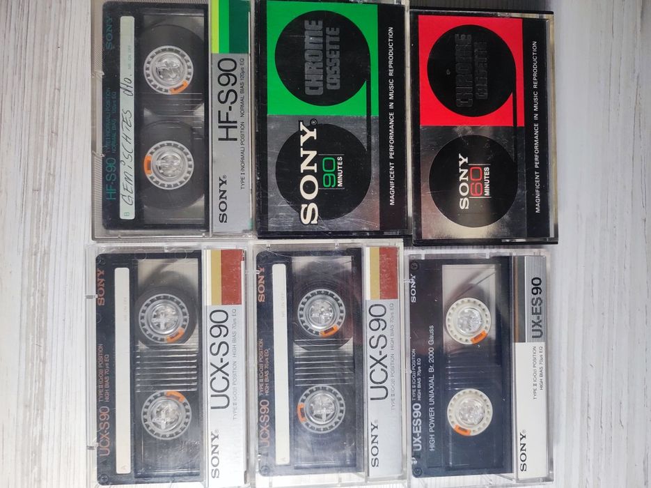 Sony UCX -S 90, UX-ES 90,HF-S 90  аудіокасети