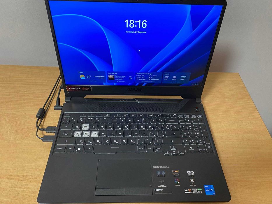 Продаю ноутбук Asus tuf gaming f 15