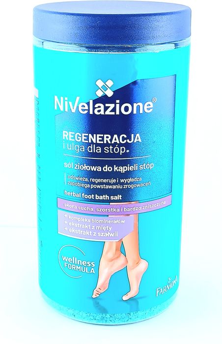 Nivelazione sól do kąpieli stóp NOWA 600 g