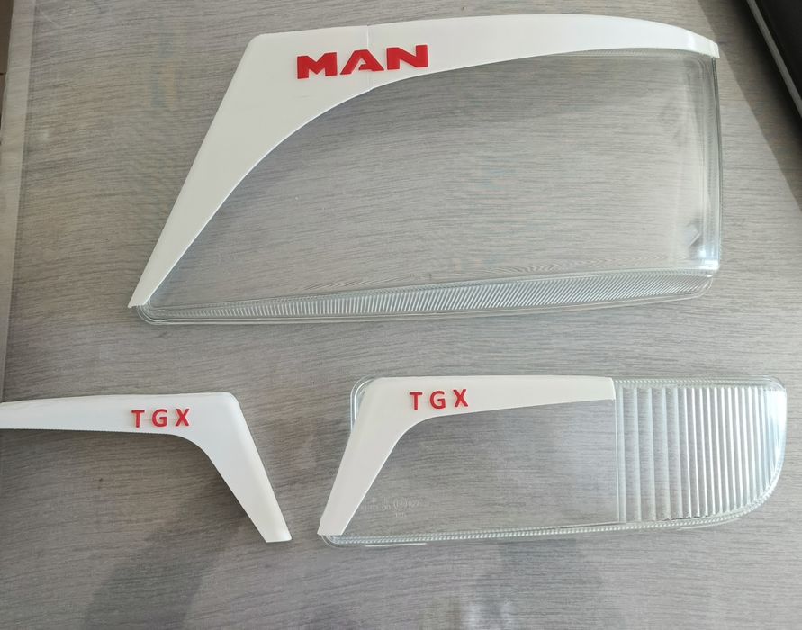 Реснички на фари MAN TGX
