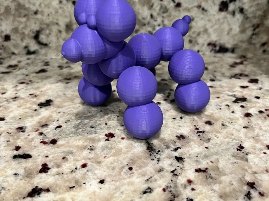 Cão "Mardi Gras Bead"