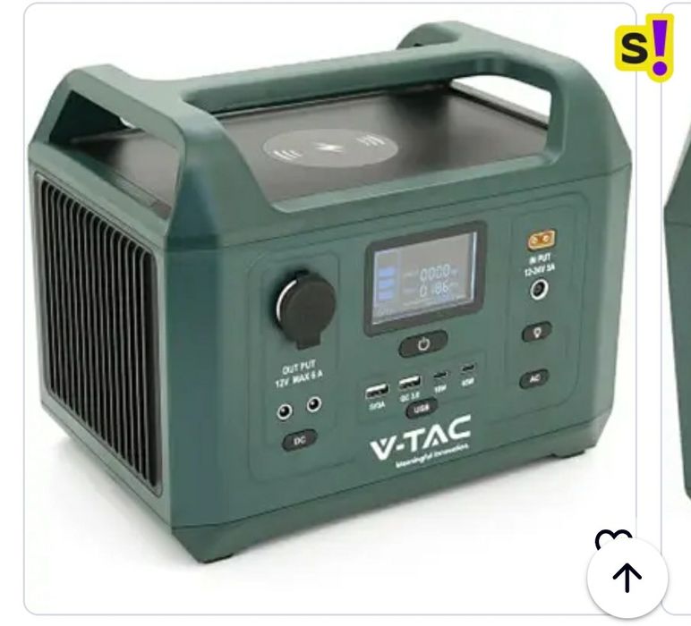 Зарядна станція V-TAC 300W/288Wh (VT-303N) для квартири, телевізора