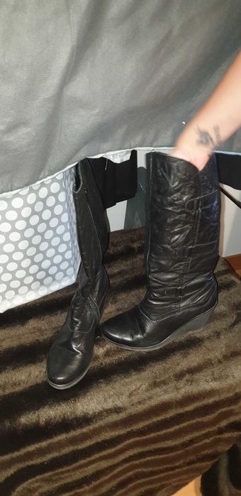 Botas de cunha da Bata