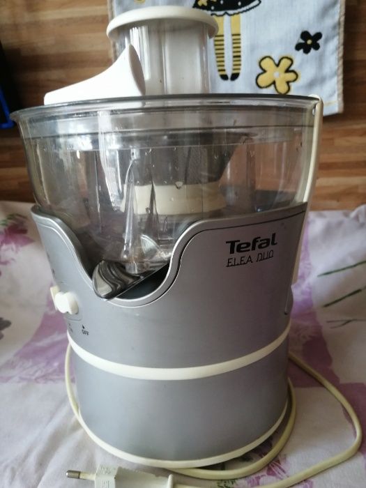 Соковыжималка TEFAL EleaDuo электро центробежная,универсальная.компакт