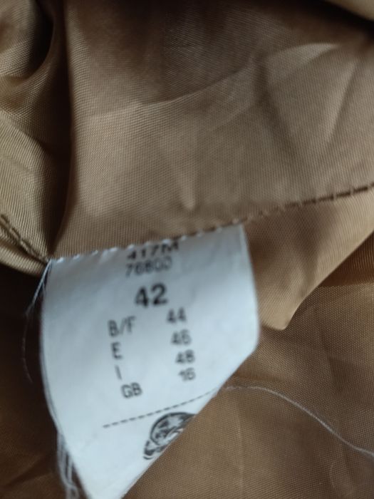 Płaszczyk kaszmir z wełna oversize karmelowy beżowy.  XXL unikat