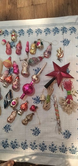 Игрушки елочные старые