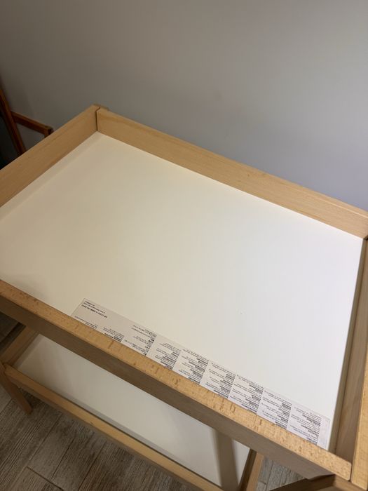 Пеленальний столик SNIGLAR IKEA з матрацом