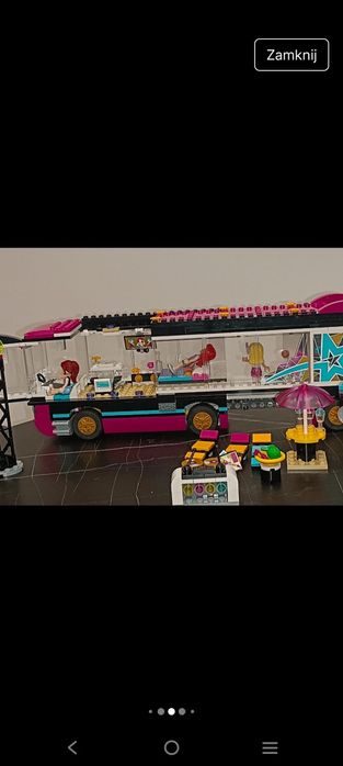 LEGO 41106 Friends Zestaw Pop Star Tour Bus Livi Mia.