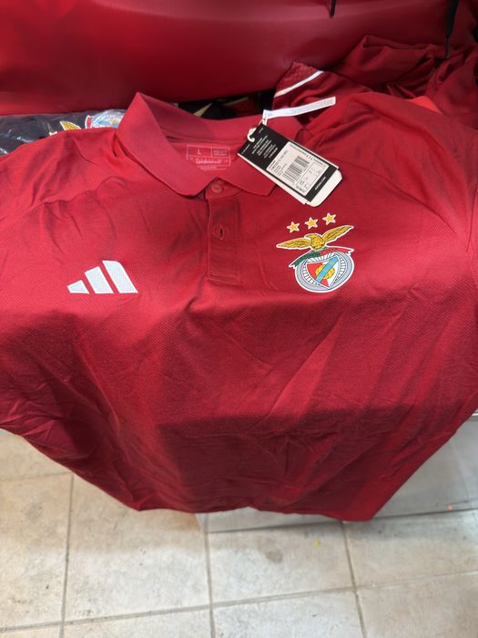 Polo original  vermelho Adidas do SlBenfica