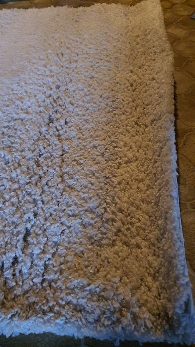 Dywan Shaggy biały.