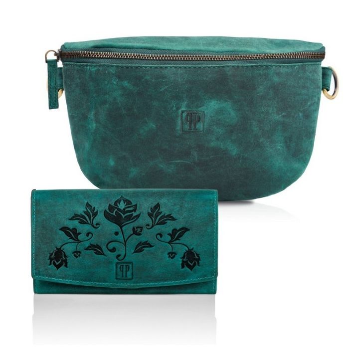 zestaw prezentowy zup-55-gr saszetka nerka damska t-36-gr portfel