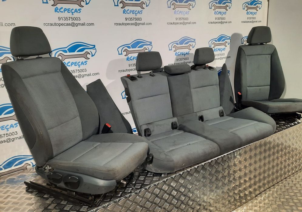 BANCOS BMW SERIE 1 E87 TECIDO AIRBAG FRENTE FRONTAL TRASEIRO TRÁS
