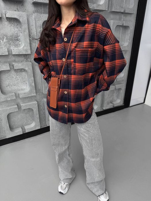 Сорочка жіноча в клітку