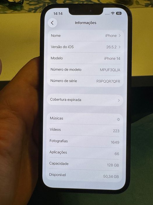 iPhone 14 128gigas