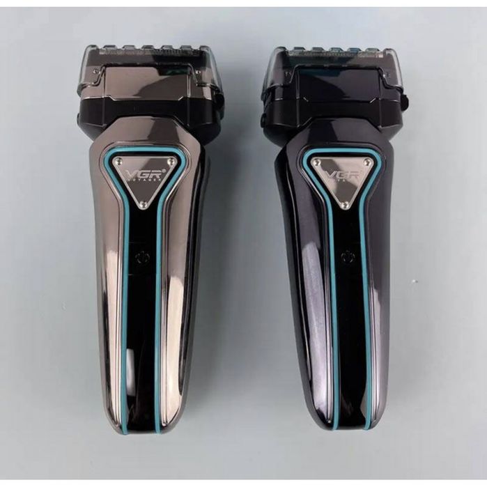 Электробритва VGR V для влажного и сухого бритья с LED-дисплеем.